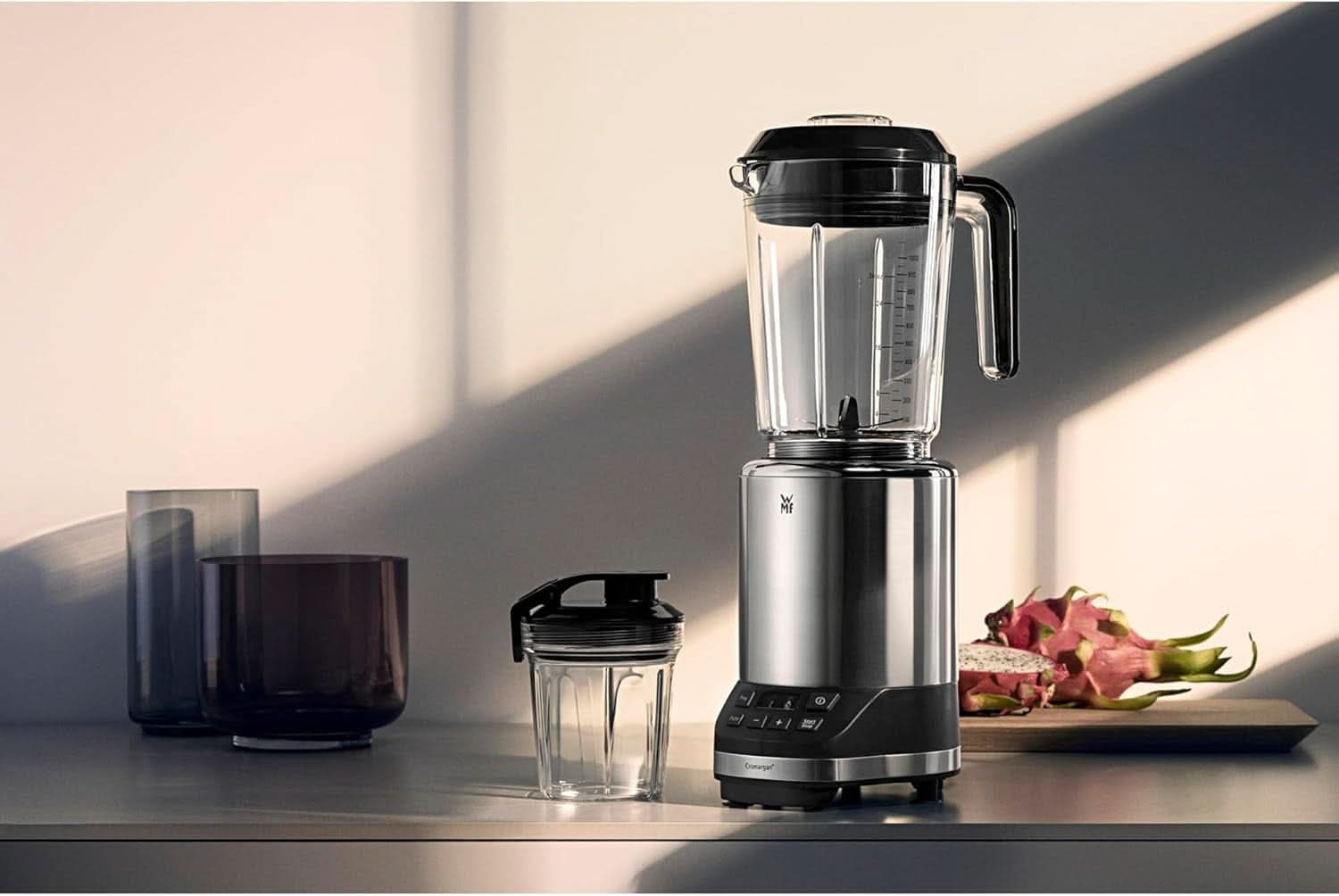 WMF Kult Pro Multifunktionsmixer Hochleistungsmixer, 30.000 U/Min, Smoothie Maker, Standmixer, Ice-Crush Funktion, 4 Mixbehälter Inkl. Togo-Verschluss Bucatarie Naty Shop