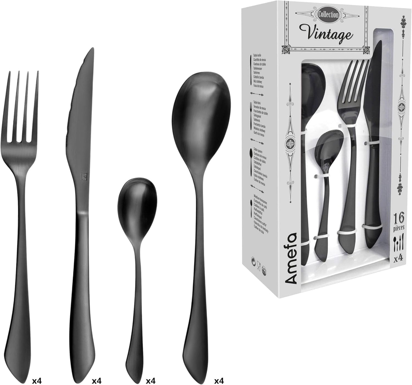 Amefa INSTINCT set tacâmuri din oțel inoxidabil 18/0 Naty Shop