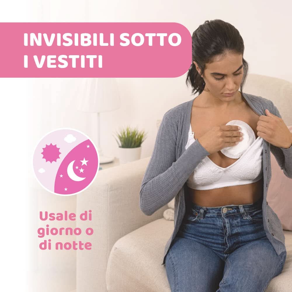 Chicco Acterielle tampoane de alăptare Natural Feeling, 30 bucăți Accesorii Hrana si Alaptare Bebe Naty Shop