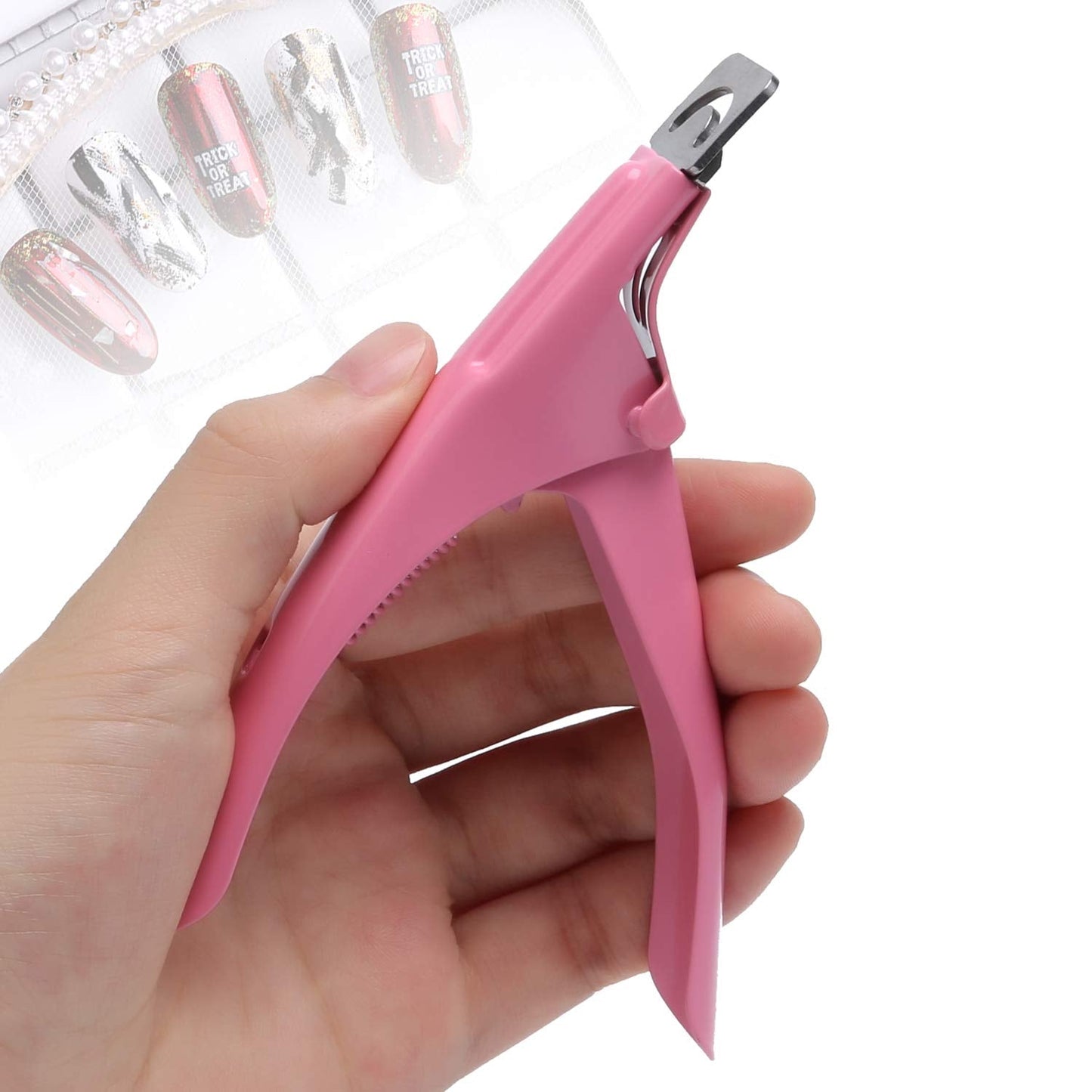 MWOOT 3 bucăți unghii false clește acrilic unghii clește, oțel inoxidabil unghii vârfuri tăietor trimmer manichiură instrument pentru unghii acrilice cu gel artificial
