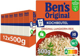 Orez cu bob lung BEN'S ORIGINAL™, fiert în pungă, 10 minute, 6 x 1 kg