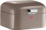 Wesco 235 001 Mini Grandy coș pentru pâine 17 x 18 x 12 cm (L/W/H) roz, oțel inoxidabil Cutii depozitare alimente Naty Shop Gri cald