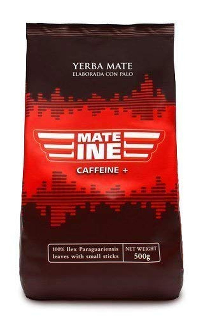 Ceai Mate  Caffeine I Neprăjit, fără tulpini și fără pulbere Tradicional - Ceai Mate puternic din Paraguay I Conținut de cofeină | Băutură energizantă și detoxifiantă 500 G I 0,5 Kg