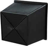 Ghiveci universal Dehner, aprox. 36 x 36 x 30 cm, plastic, negru