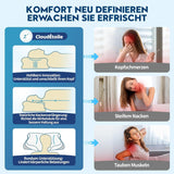 Cloudétoile pernă pentru gât pernă din spumă cu memorie - pernă ortopedică ergonomică 2 în 1 pernă din spumă visco pernă pentru dormit lateral, pernă de susținere a gâtului reglabilă pe înălțime pernă din spumă cu memorie, alb 64X38X12 cm Perne ortopedice cervicale Naty Shop