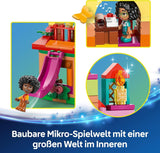 LEGO Ç€ Disney Encanto Mini House, jucărie de construcție pentru fete de la 5 ani, jucărie de fantezie și set de construcție cu Mirabel și Antonio Mini Dolls, o figură Capybara și cheie 43261 Seturi de constructie Besuche den LEGO-Store