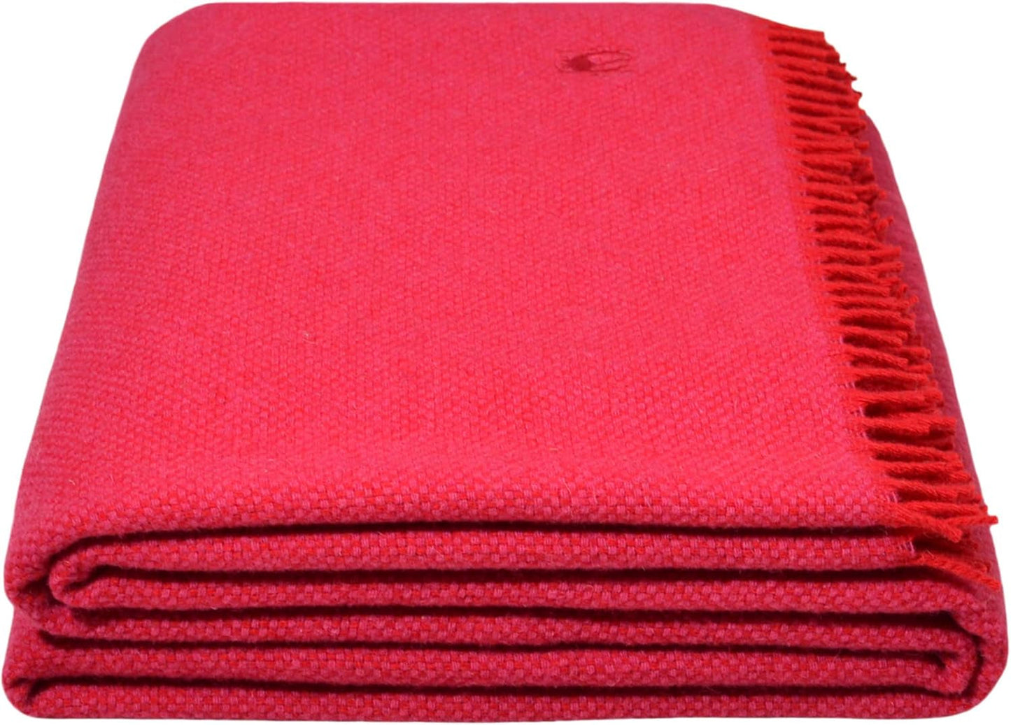 Pătură Must Relax - Pătură din lână - Plaid de înaltă calitate din lână nouă pură cu franjuri - 130X190 Cm - 310 Rose - De la "Zoeppritz since 1828" Paturi si Cuverturi 'zoeppritz since 1828' 331 Floare sălbatică 130X190Cm