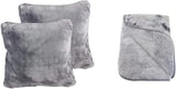 Amago - Pătură confortabilă, aspect cașmir, 220 X 240 Cm - antracit Paturi si Cuverturi Amago Antracit Pătură confortabilă + față de pernă 220 X 240 Cm
