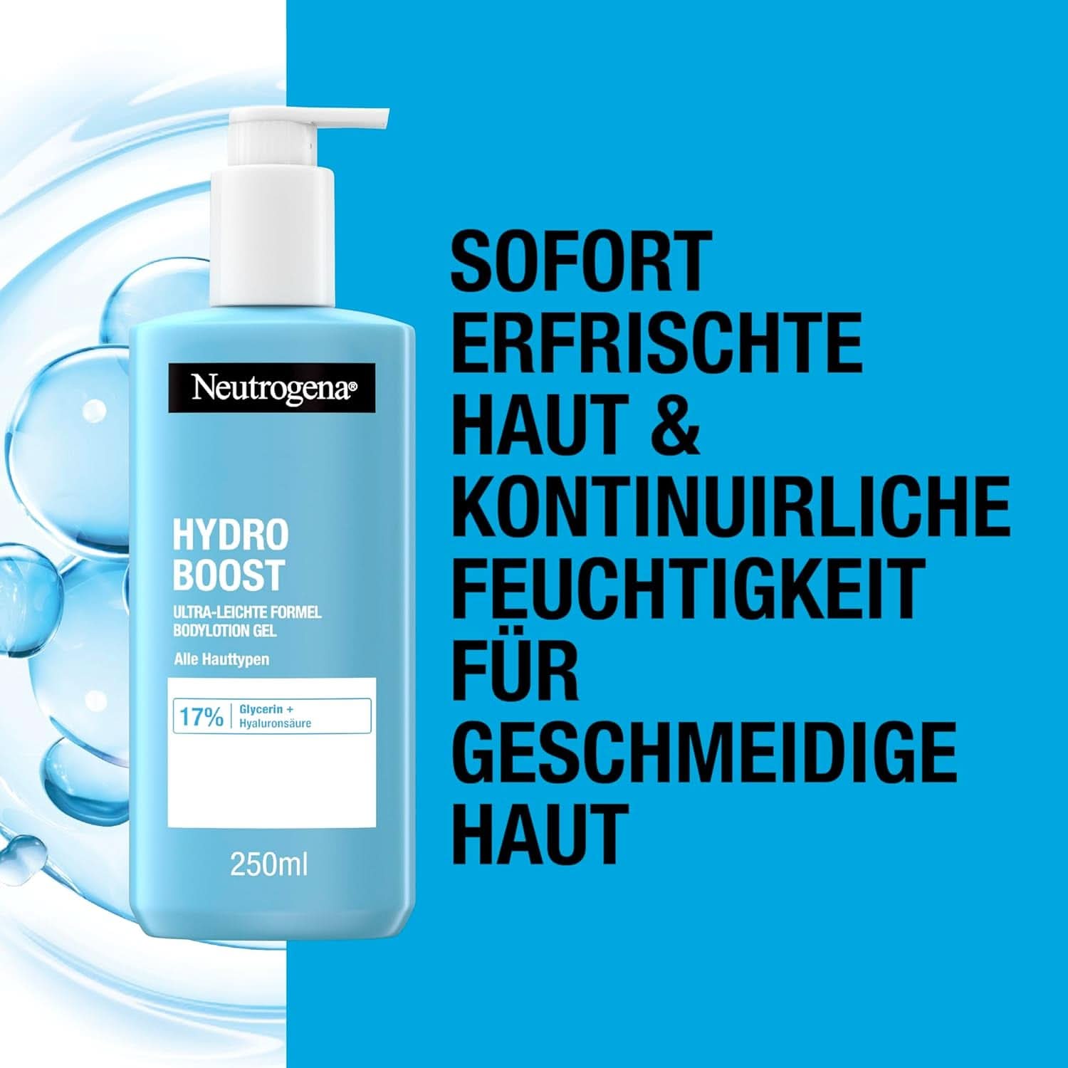 Neutrogena Hydro Boost Ultra-Light Formula Bodylotion Gel pentru piele fină, 250 ml Cosmetice si Infrumusetare Naty Shop
