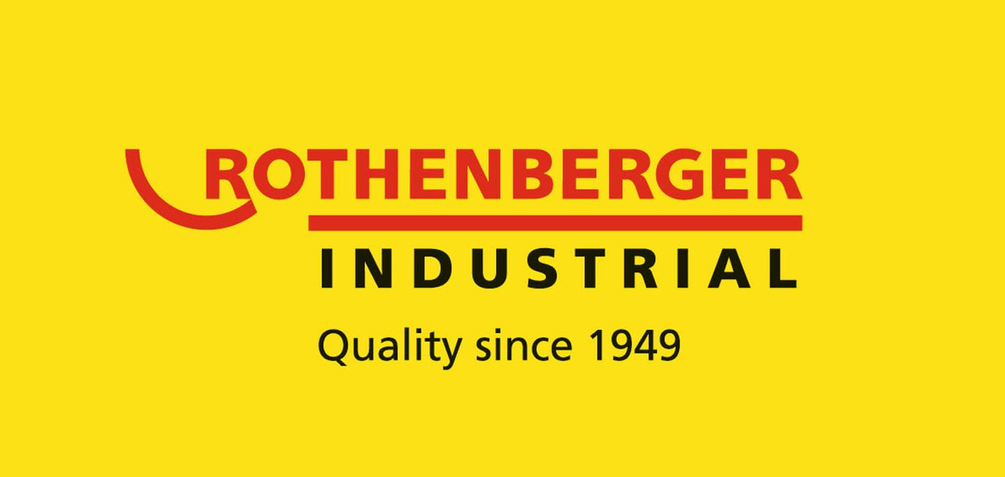 Niplu dublu industrial ROTHENBERGER - 2x G 3/8" L | Pentru extinderea în siguranță a furtunurilor de gaz propan 540255E