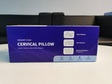 Pernă pentru dureri de gât, pernă ergonomică ortopedică pentru gât, pernă din spumă de memorie pentru părți, spate și abdomen, pernă anti-sforăit pentru bărbați femei (62 * 34.5 * 12/8CM) Perne ortopedice cervicale Naty Shop