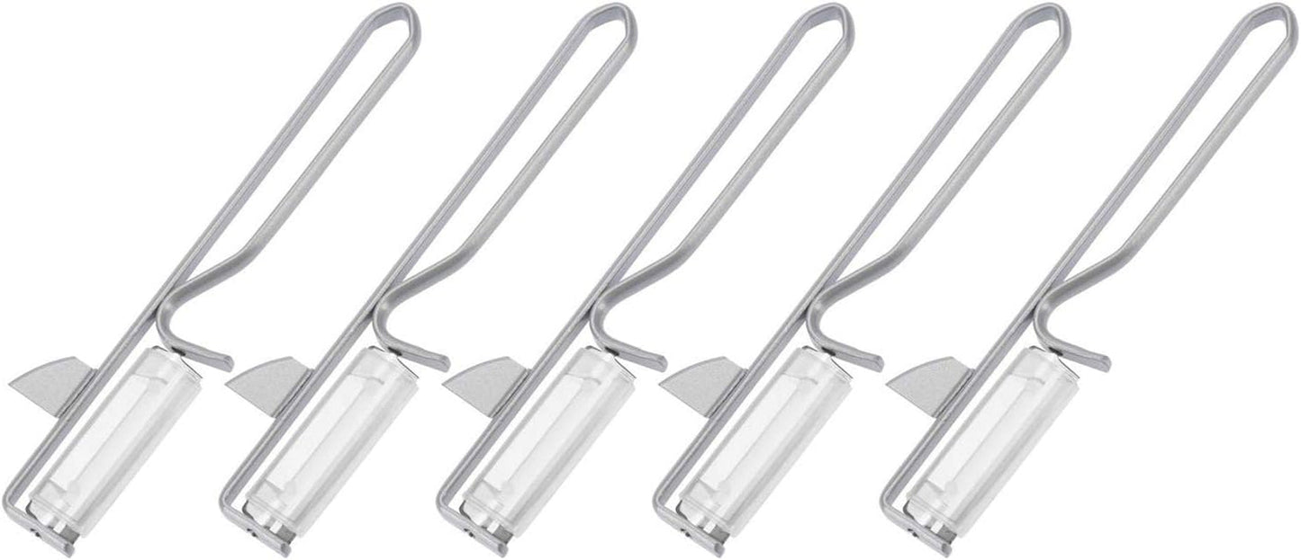 Westmark 106122E1 Peeler, lamă din oțel cromat, inoxidabil Peeler Naty Shop Steel, 5 Stück