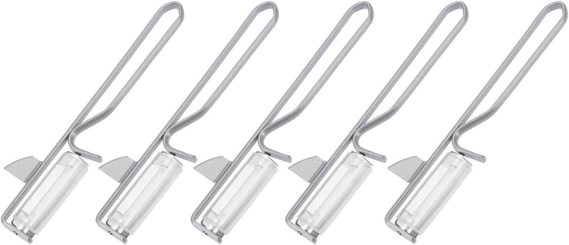 Westmark 106122E1 Peeler, lamă din oțel cromat, inoxidabil Peeler Naty Shop Steel, 5 Stück