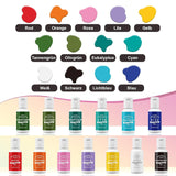 Amestec de uleiuri, colorant alimentar roz pe bază de ulei, foarte concentrat, pentru ciocolată, fondant, fursecuri, copt tort, macaroane, decorare tort DIY, toppinguri pentru aluat - 20ml