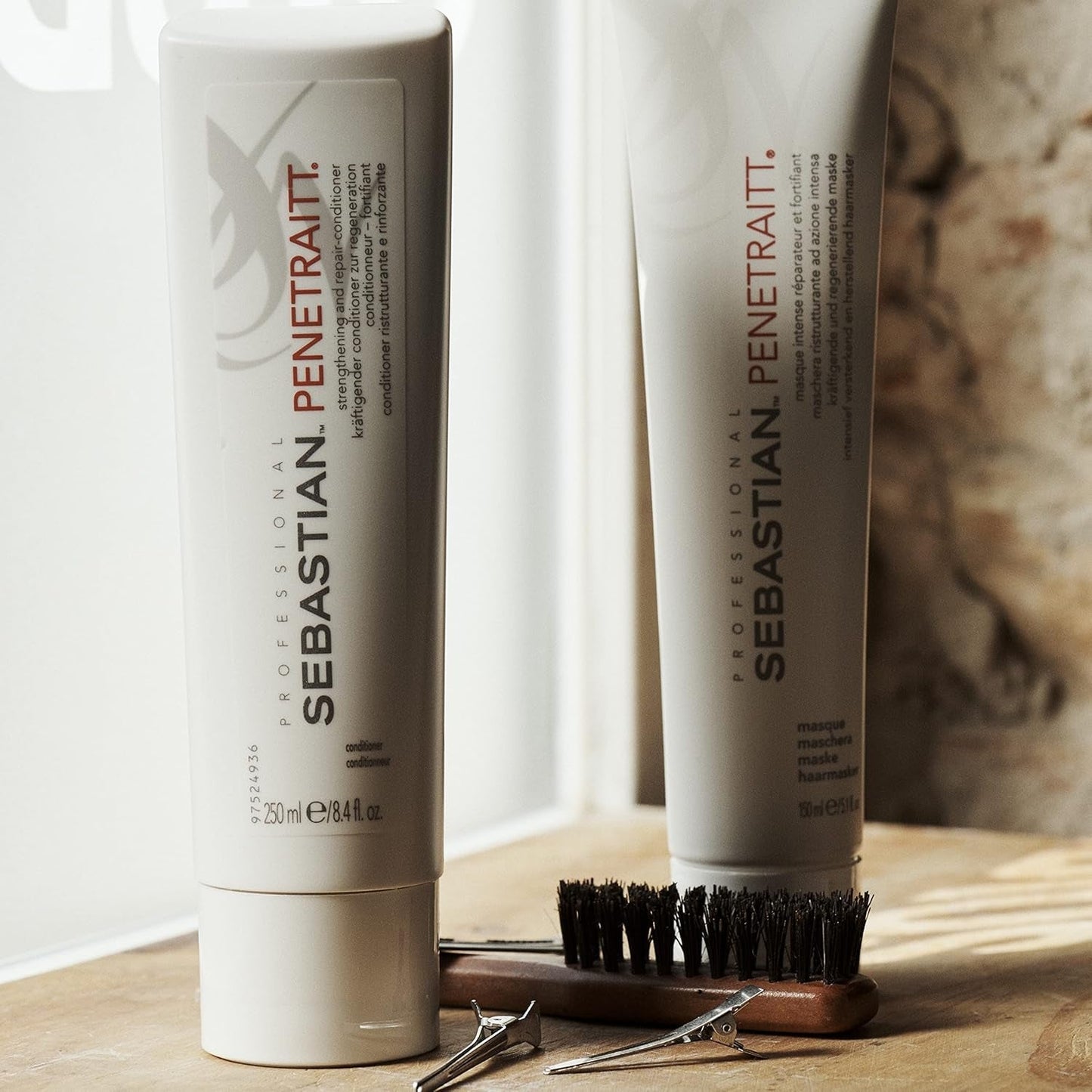 SEBASTIAN PROFESSIONAL PENETRAITT - Masca de păr reparatoare regenerează părul deteriorat (150 ml) - îngrijire profundă pentru părul deteriorat, decolorat - repară și întărește Masca de par Naty Shop