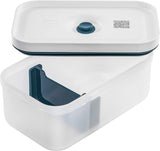Zwilling Fresh & Save set de cutii de prânz cu vid / depozitare în frigider, 3 buc, plastic, semi-transparent, La Mer Cutii depozitare alimente Naty Shop