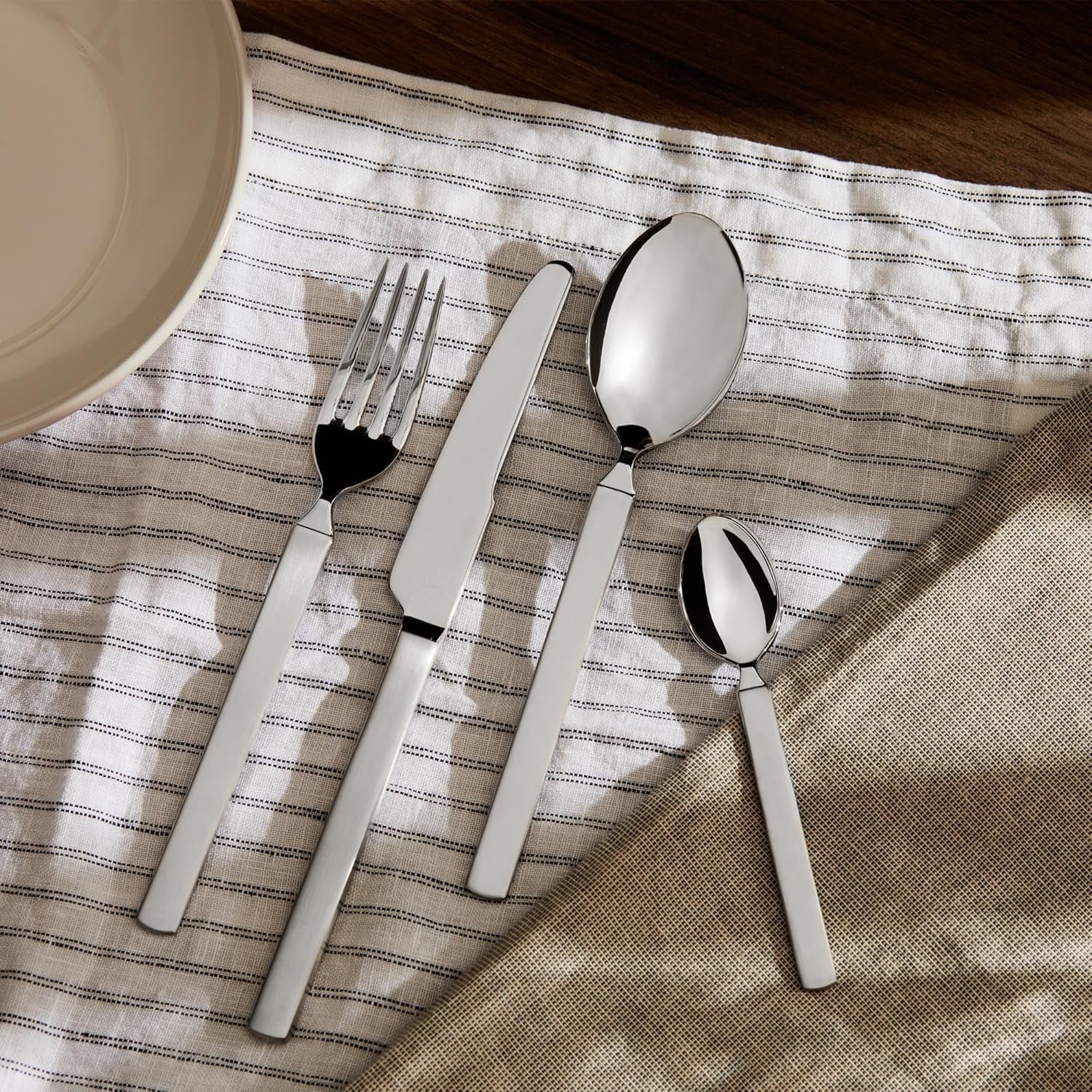 Alessi 4180S24 Set tacâmuri uscate 24 piese din oțel inoxidabil Bucatarie Naty Shop