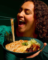 Tăiței Ramen LEE KUM KEE - ramen asiatic cu o textură delicată și fină, clasicul pentru supe ramen și mâncăruri la wok, tăiței semi-uscați, două porții per pachet, pachet multiplu de 6 x 180g