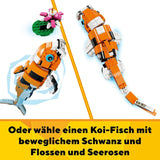 LEGO 31129 Creator Majestic Tiger, Panda sau Pește, set 3 în 1 de figuri de animale, jucărie pentru copii, băieți și fete, jucărie de construcție cu animale Seturi de constructie Besuche den LEGO-Store