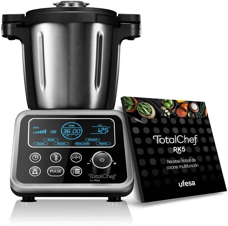 Ufesa Totalchef RK7, robot de bucătărie multifuncțional cu funcție de gătit, WLAN, 30 functii Naty Shop Totalchef Rk5