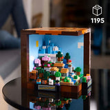 Set de construcție LEGO Minecraft The Workbench, set de jocuri video cu 8 figuri, inclusiv Steve, Alex, creaturi și biome, model aniversar 15, idee de cadou pentru adulți, bărbați și femei 21265 Seturi de constructie Besuche den LEGO-Store