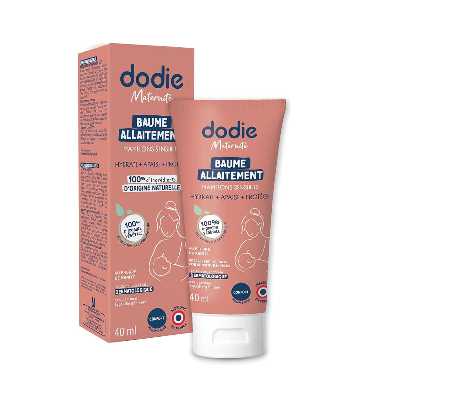 Cremă pentru mameloane cu lanolină vegetală, 40 ml Accesorii Hrana si Alaptare Bebe Naty Shop