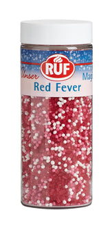 Decorațiuni de linte cu ciocolată RUF Love Chocolate, făcute din ciocolată fină cu lapte, cu un glazură de zahăr crocantă și colorată, 75 g per cutie