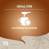 Lavazza Crema E Aroma, cremiger und aromatischer Geschmack, mittlere Röstung,18 Pads