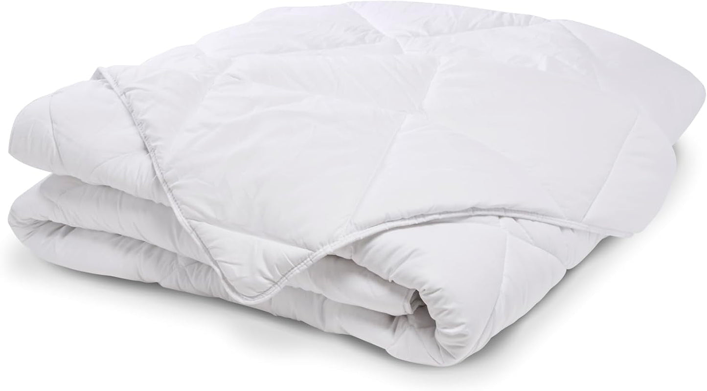 Plapumă caldă pentru 1 persoană, Hygiafill 95° lavabil, testat profesional, alb, 140X200Cm, KBOB40 Plapumi si pilote Naty Shop