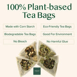 VAHDAM Ceai Chai Masala cu cardamom | 100 pliculețe piramidale | Ceai negru indian cu cardamom măcinat | Amestec original Chai cu cardamom din India | 100% natural
