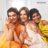 NÉONAIL Nail Art Flowers Set - Trockenblumen - Getrocknete Blumen - Nageldesign Zubehör - Nageldekorationen - Getrocknete Blüten - Nail Decoration - Gelnägel Zubehör - 3 Farben - Rosa, Lila, Orange