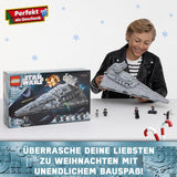 LEGO Star Wars Imperial Star Destroyer, Set navă stelară, Jucărie de construcție, Playset cu Darth Vader și Cal Kestis, Cadou de ziua de naștere pentru băieți, fete și fani 75394 Seturi de constructie Besuche den LEGO-Store