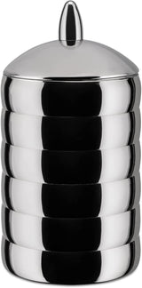 Alessi Kalistò 2 CB02 - Borcan de bucătărie din oțel inoxidabil 18/10 cu buton din aluminiu, 114 cl, argintiu Cutii depozitare alimente Naty Shop Kalisto 2