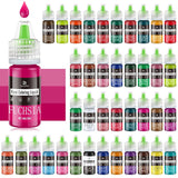 Colorant alimentar lichid, 10 ml Naty Shop 6 ml (set 40 bucati)