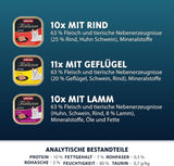 animonda Vom Feinsten Kitten Variety for Kittens (32 x 100g), hrană umedă pentru pisici tinere, fără cereale și fără zahăr, cu ingrediente 100% proaspete și cărnoase.
