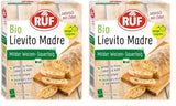 RUF Lievito Madre Sauerteig, Milder Weizen-Sauerteig, Mutterteig, Kurze Teigruhe Durch Enthaltene Trockenhefe, Lievito Madre Getrocknet Für Brot, Baguette, Focaccia, 3X35G Amestec pentru copt si gatit Naty Shop 105 G (2Er Pack) Lange Teigruhe