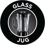 Russell Hobbs Standmixer 2-In-1 [1,5L Glasbehälter Mixer & 0,6L Mini Smoothie Maker -To-Go-Trinkflasche Inkl. Deckel] Spülmaschinenfest, Impuls-/Ice-Crush Funktion, Becher BPA Frei, Edelstahl 23821-56 Bucatarie Naty Shop