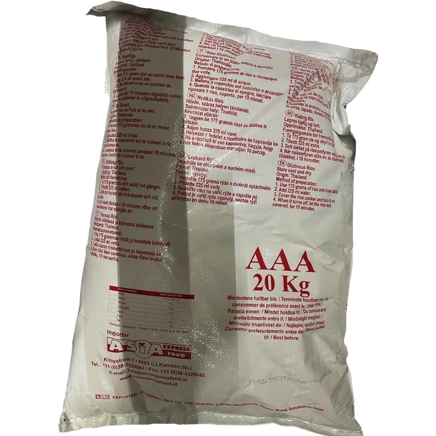 OREZ ROYAL THAI - Orez lipicios - 1 x 20 KG