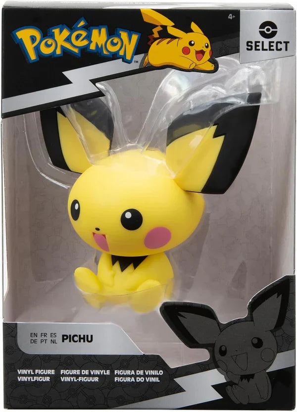 Pokemon Pichu Figurina De Vinil 10 cm - Licentiata Oficial Jazwares, Calitate Inalta