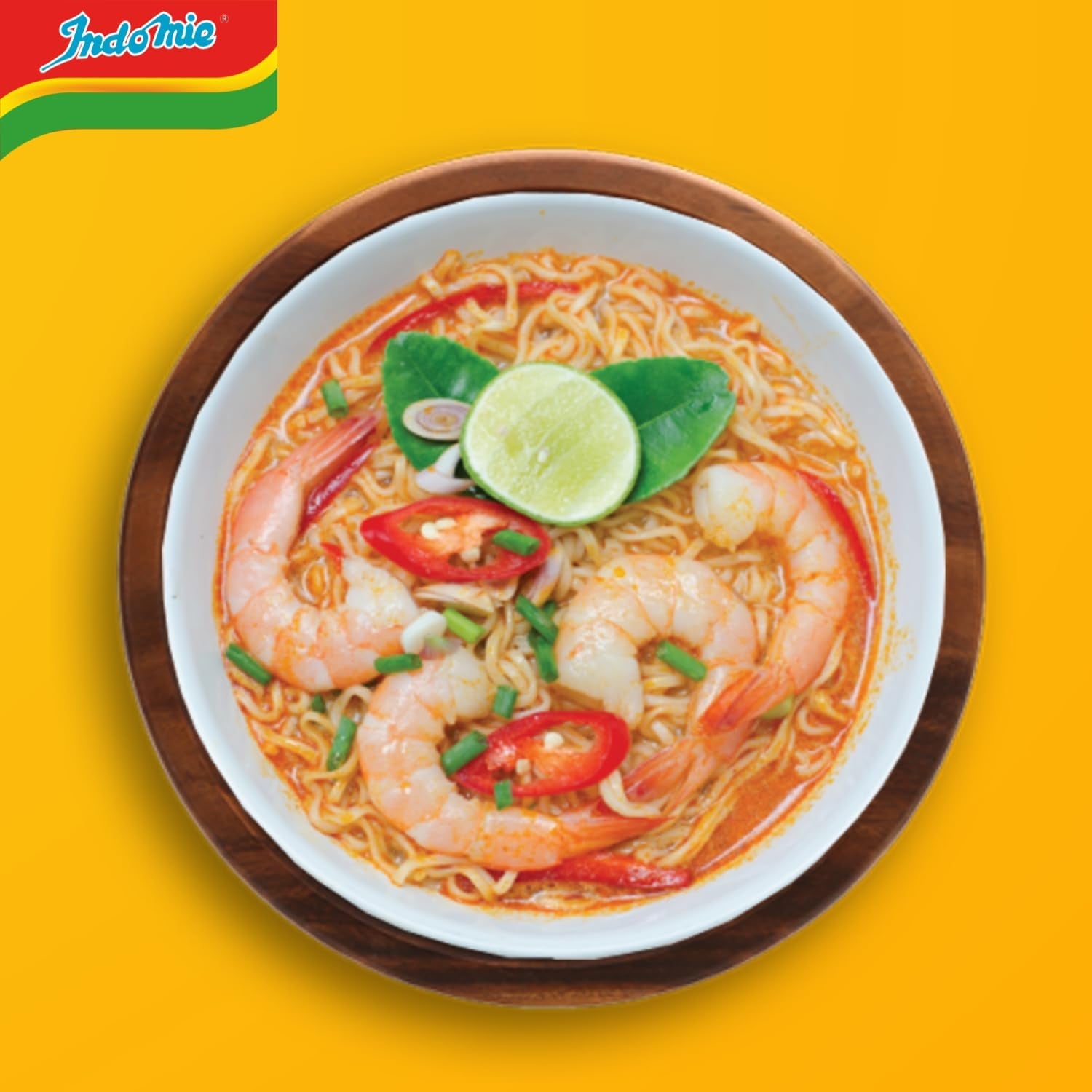 INDOMIE - Tăiței instant cu creveți, pachet de 5 - (1 x 5 x 70 g)