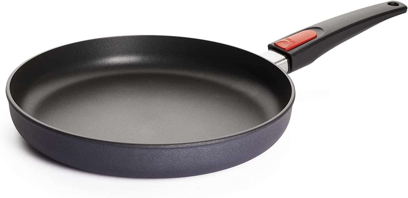Woll Diamond Lite tigaie plată - Inducție -, Ø 20 Cm, 5 Cm înălțime, Cu mâner detașabil - Potrivit pentru toate tipurile de plită, Aluminiu turnat, Acoperire antiaderentă Oale si Tigai Naty Shop Ø 28 Cm