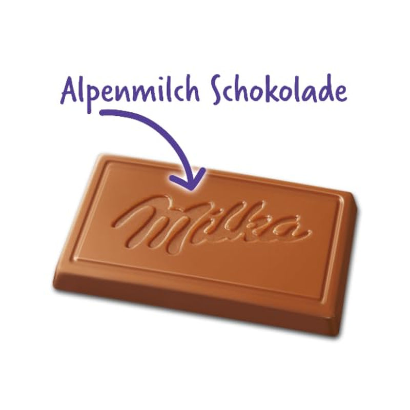 Milka Naps Alpine Milk – Mini pătrățele de ciocolată din delicată ciocolată cu lapte alpină – 1 x 1,7 kg