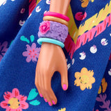 Păpușă Barbie 2022 Día De Muertos cu rochie tradițională cu volane, coroană de flori și vopsea facială Calavera, cadou pentru colecționari