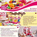 Pastă de zahăr galbenă Funcakes, 250 g