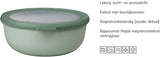 Mepal - Multi bowl Cirqula Round 4-piece set - Borcane de depozitare cu capac - Potrivit ca cutie de depozitare, frigider, congelator și cuptor cu microunde - 500, 1000, 2000, & 3000 ml - Nordic sage Cutii depozitare alimente Naty Shop