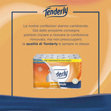 Economie de spațiu, 96 de role de hârtie igienică, 2 straturi, 220 de lacrimi per rolă, Cu extracte naturale de malva și gălbenele, Fabricat în Italia, Testat dermatologic.