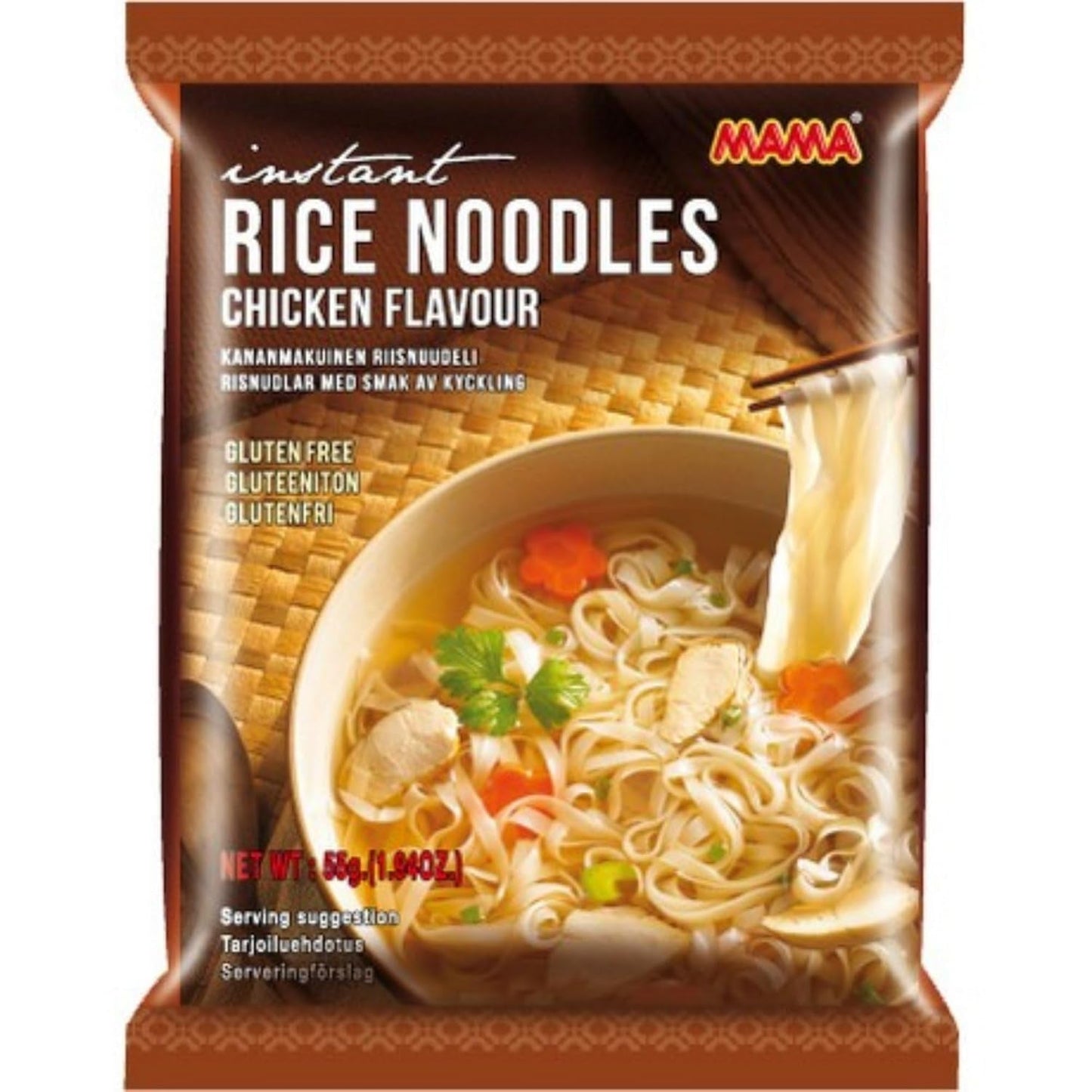 MAMA - Bol cu tăiței instant de orez Pho Ga - (1 x 65g)