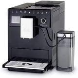 Melitta CI Touch - Espressor complet automat cu sistem de lapte, espressor cu râșniță de cafea integrată și spumator de lapte, de exemplu pentru espresso sau cappuccino, argintiu