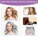Grey Hair Dye Natural Essence Extract Silver Hair Dye Pieces Silver 2PCS Grey Natural Hair Dye Cream Hair Dye Grey for Unique and Personalised Experiences Vopsea pentru par Naty Shop