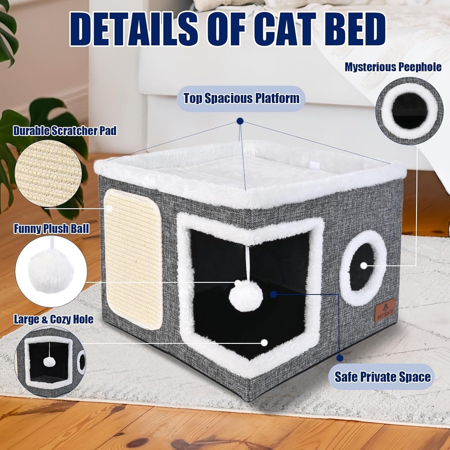 Pături & Mobilier, Animale de companie, Peșteri & Case, Pisici, Paturi pentru pisici, Pisici - culcusuri, saltele